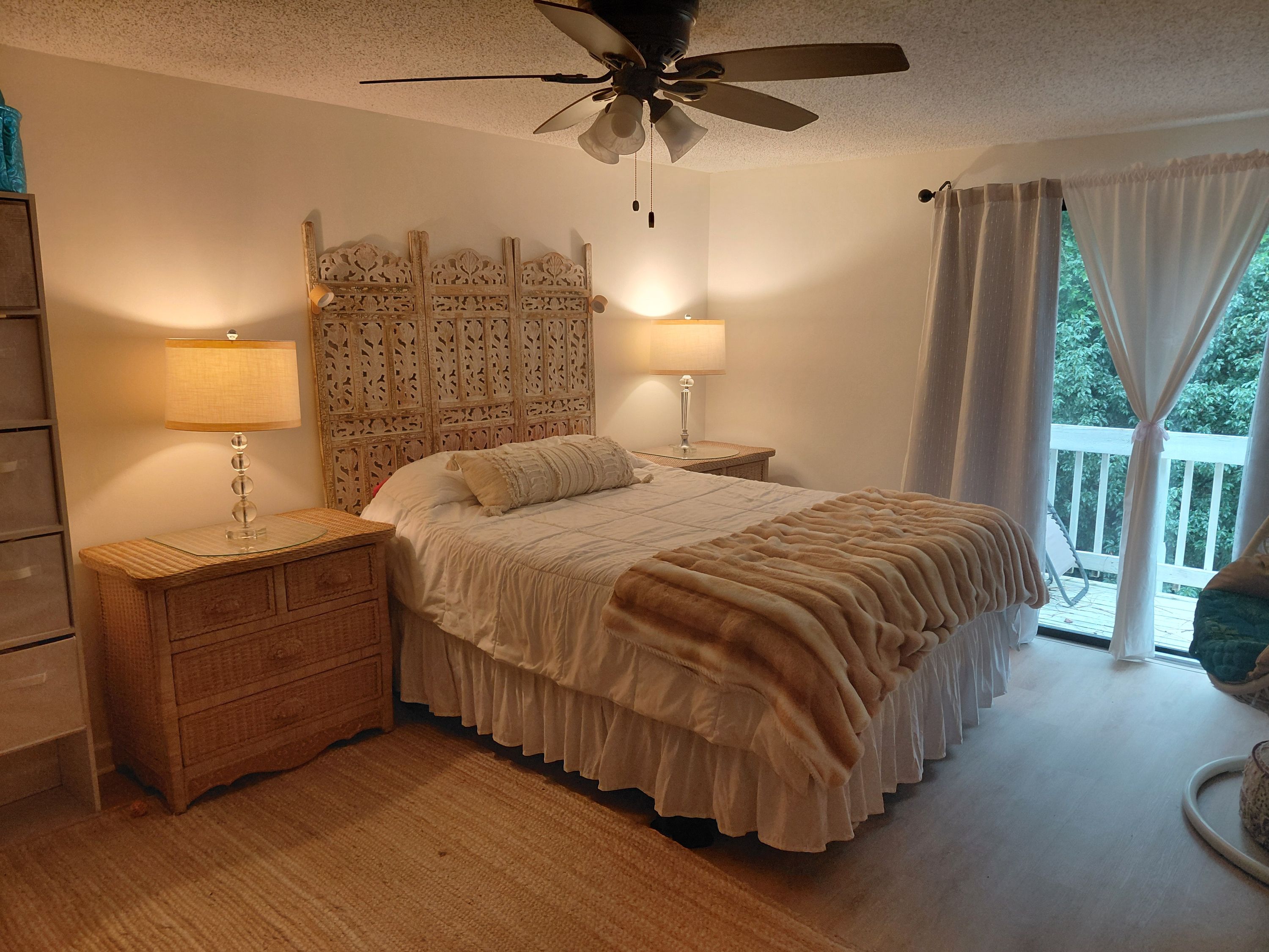 Furnished large master bedroom